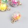 Suspension for creativity glass, plastic "Fruit in the ball" set 10 pcs 2x1.8 cm