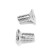 Screw, secret, galvanized, din965, m6x12 mm, 1000 pcs