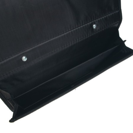 Business portfolio 350 x 260 x 100 mm, fabric "Sestroretsk" black jacquard 49907 2s11-3