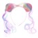 Carnival rim "girl" with colored strands