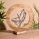 Interior souvenir in the wooden ring "Dancer" 30x8x33 cm