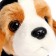 Soft toy "Dog Estonian Hound", 20 cm