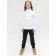 Jumper for girls, height 140 cm, white color