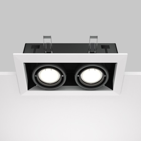 The built-in lamp Technical DL008-2-02-W, 2x50W, 24.5x12.6x7.2 cm, GU10, white color-4