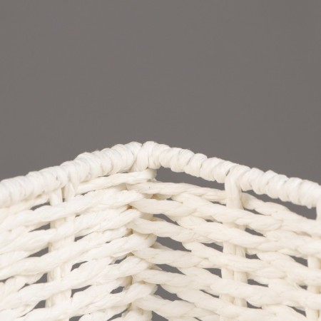 Stelly Paper basket "Heart", 25x18x14 cm, white-1