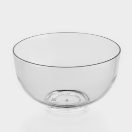 Plastic disposable form for buckshot "Small bowl", 150 ml, d = 8 cm, the color is transparent-5