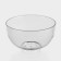 Plastic disposable form for buckshot "Small bowl", 150 ml, d = 8 cm, the color is transparent