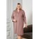 Female dress, size 64, brown-pink color