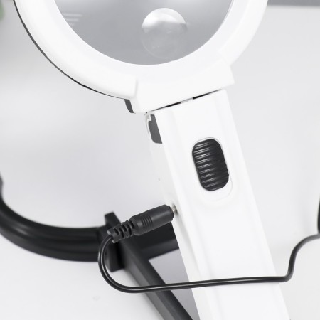 Lamp-lupa x2.5 x8 for LEDX10 creativity from 2AA+ from the Linza network D = 2.5 and 9 cm-6