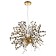 Bayerlux lamp "Istra" 3xg9 gold 58x58x30cm