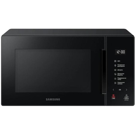 Microwave oven Samsung MS23T5018AK/BW, 800 watts, 23 l, black