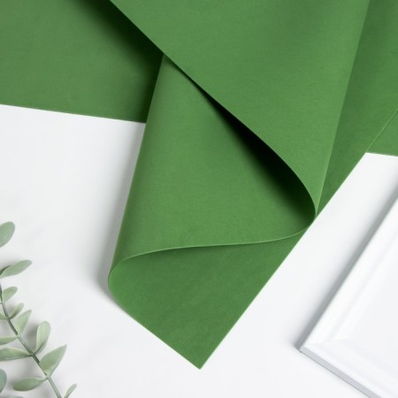 Foamiran matte 50x50cm 1 mm, dark green
