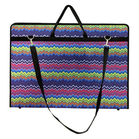 Folder with handles Textile, A4, 370 x 260 mm x 40 mm, frame, 2B4 "Inspiration. Rayre"-1