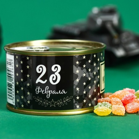 Monpensier "23 stars", Caramel Lollice in a tin bank, 140 g-2