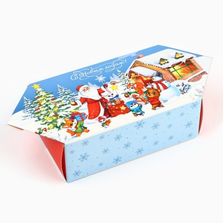The prefabricated fiber box "Miracles and Magicians", 9.3 x 14.6 x 5.3 cm, New Year-1