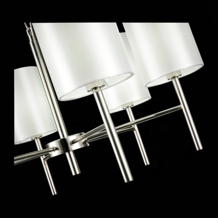 Suspended EVOLUCE lamp. Sle107303-06. Noia. 6x40 W, E14, 66x66x34 cm, Nickel color-6