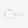 Lamp built -in Novotech. Mon, 12W, LED, 30x120x120 mm, white color