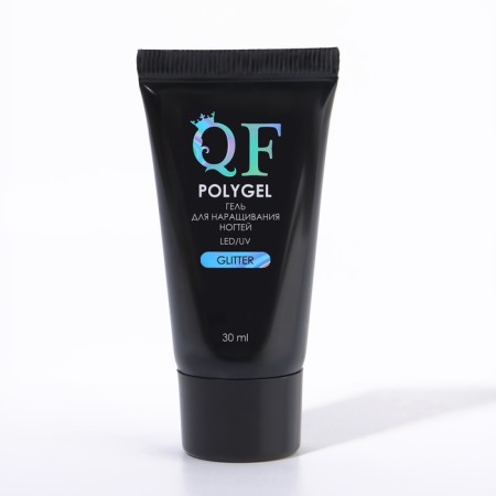 Polygel for building Glitter, 3 phase, 30 ml, LED/UV-2