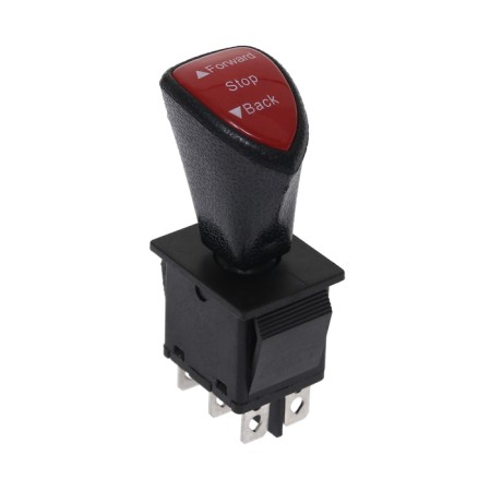 Switch, 6-pin with fixation, 220 V, 16 A