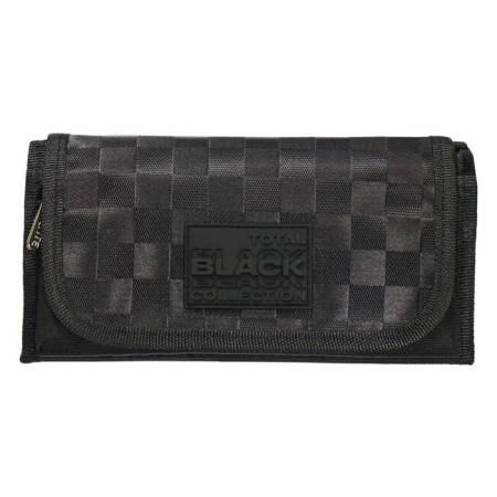 Penal soft, 1 compartment, 100 x 210 x 75 mm, voluminous, Devente Total Black, Velcro sulfur-1
