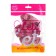 Latex ball 12 "Chrome", metal, in a set of 5 pcs., Fuchsia color