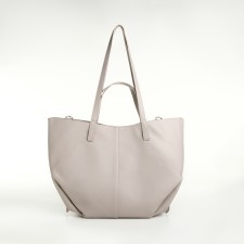 Women's bag on magnet, gray color