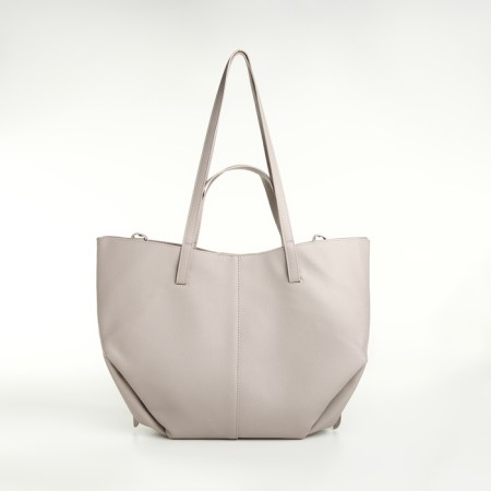 Women's bag on magnet, gray color