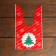 Polyethylene gift package with ears "Christmas tree", 13 x 22 cm