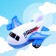 A set of inertial aircraft "Airlines", 4 pieces