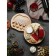 Set for feeding cheese, oak board 25 × 25 × 3.5 cm, 4 knives for cheese