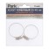 Chervyeric park, diameter 25-40 mm, width 8 mm, stainless steel, 2 pcs.