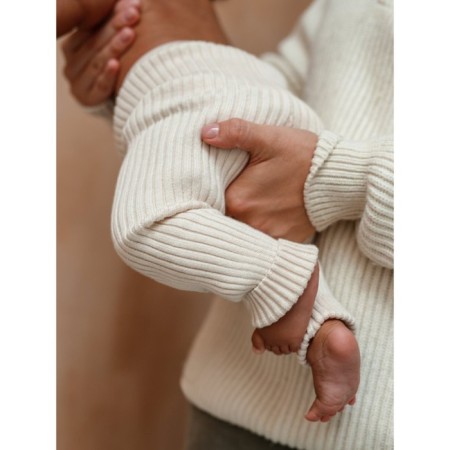 Pants knitted children's amababy pure love comfy, height 98, milk color-16