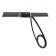 Spinning "Volzhanka" "Sai", test 6-21 g, length 1.98 m, black color