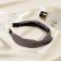 Hair cap "Amata" classic, 3 cm, gray