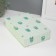 Casket leatherette for jewelry with a dinosauric mirror Green 15x21.5x5.5 cm
