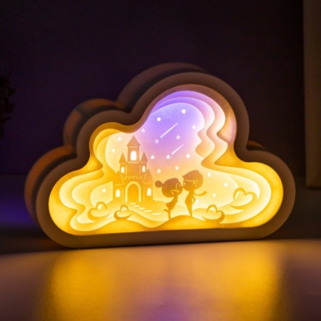 Night "Lovers" LED from 3haa USB 19x4x13 cm Risalux