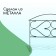 Decorative fence, 50 × 315 cm, 5 sections, metal, green, "summer plus", Greengo