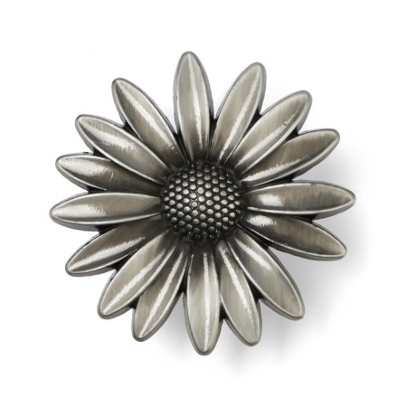Cappio Pro Pro Pro "chamomile" 52 x 52 mm, the color is old. silver-2