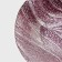 Glass of glass soup "Drachna", d = 21 cm, burgundy color