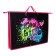 Folder_ A3 with handles plastic/lightning textiles from above 50 mm 470*345 pr 3 -20 "Bright Logo" 70590