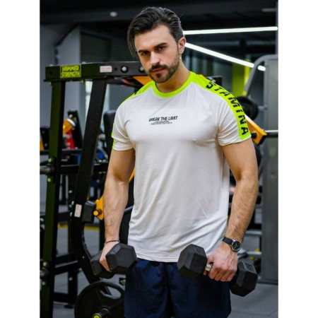 Sports T -shirt male ise, size 52, white color