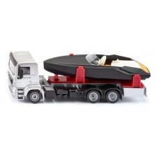 Модель грузовика Siku MAN с моторной лодкой, 1:50