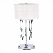 ST LUCE bedside lamp. SL1353.104.01. Nettuno. 1x60 W, E14, 25x25x46 cm, chromium color