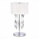 ST LUCE bedside lamp. SL1353.104.01. Nettuno. 1x60 W, E14, 25x25x46 cm, chromium color