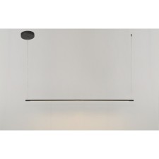 Suspended lamp Crystal Lux, CLT 035 1400/226, LED, 1x20 W, 100x120x1.6 cm, Black Color Black