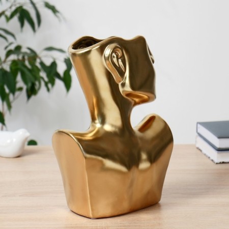 VAZ Coramics Table "Elegant Profile" H-28 cm, gold-1