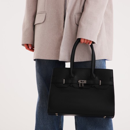 Bag Women's Tout, on a zipper, black color-7