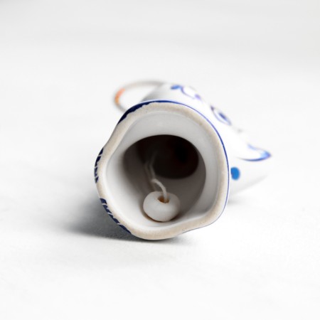 Souvenir bell "kitten. Come on hugs" Gzhel, 6 cm-4