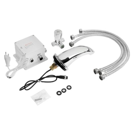 Mixer for the sink ZEIN ZC-011, sensory, zinc, chrome-10