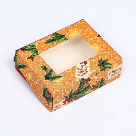 Gift New Year's Folding Gift Happy New Year, 10 x 8 x 3.5 cm.-1